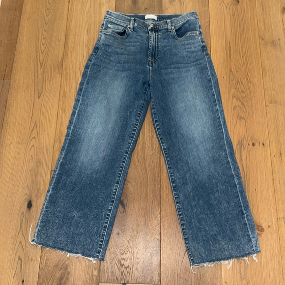 7 For All Mankind Cropped Alexa Wide-Leg Jeans - Picture 3 of 7
